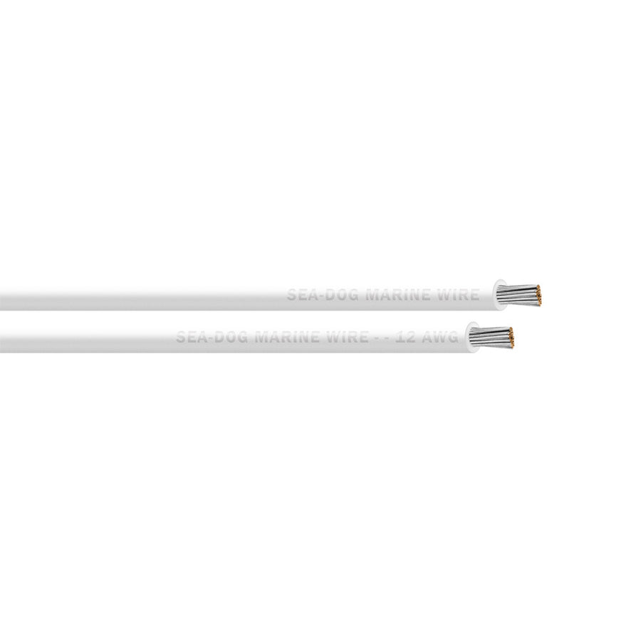 Sea-Dog 12 AWG White Primary Wire - 100' [8012052]