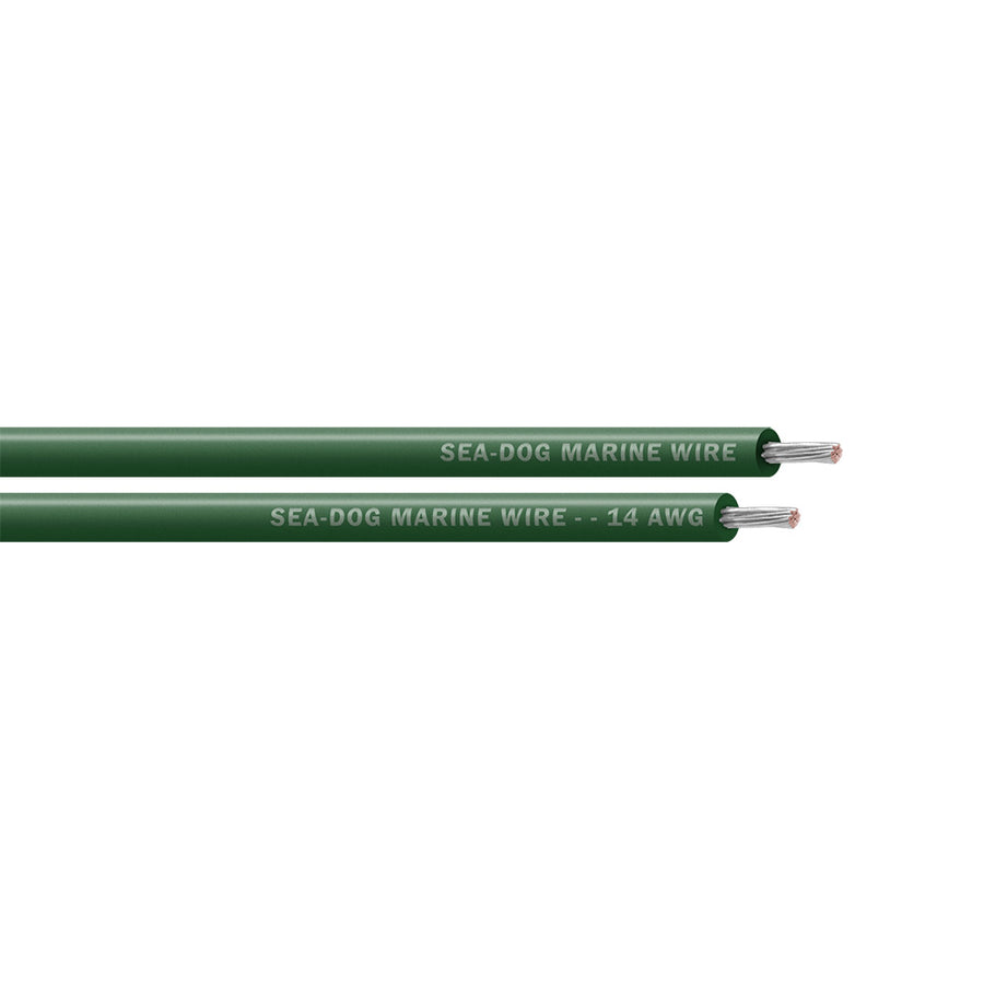 Sea-Dog 14 AWG Green Primary Wire - 25' [8014040]