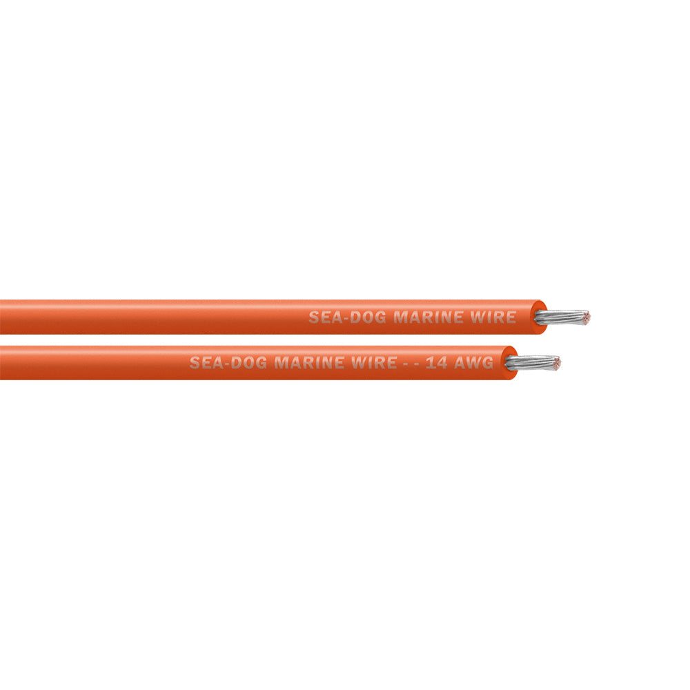Sea-Dog 14 AWG Orange Primary Wire - 100' [8014082]