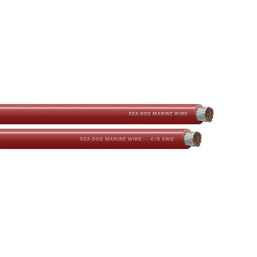 Sea-Dog 4/0 AWG Red Battery Cable - 25' [8041020]