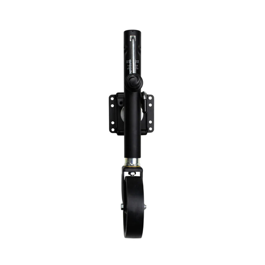Powerwinch Select Series Jack - 1500lb, Bolt-On, Single Wheel, Carbon Black [21400-J-1500-B1-B-R]