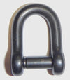 Wichard 1/4" Allen Head Pin D Shackle - Black