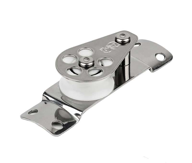 Schaefer Curved Base Cheek Block w/Delrin Ball Bearings, Max Line 5/16"