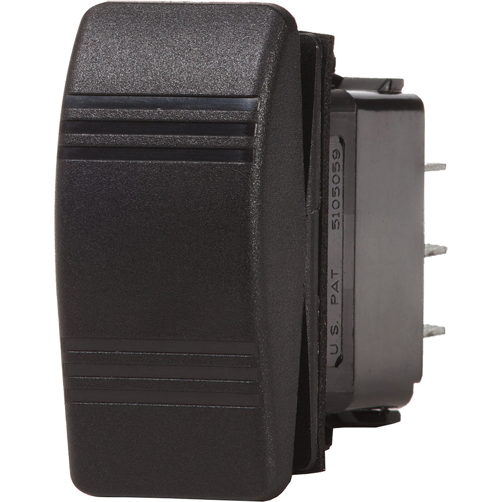 Blue Sea 8290 Water Resistant Contura III Switch - (ON)-OFF-(ON) - Black [8290]