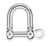 Harken 1/4" (6mm) Shackle