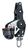 Harken 40mm Carbo Fiddle Block w/ Cam Cleat & Becket