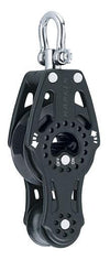 Harken 75 mm Carbo Fiddle Block with Cam and Becket