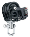 Harken 45mm Aluminum Element Triple Block w/ Swivel & Cam Cleat