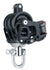 Harken 60mm Aluminum Element Triple Block w/ Swivel, Becket & Cam Cleat