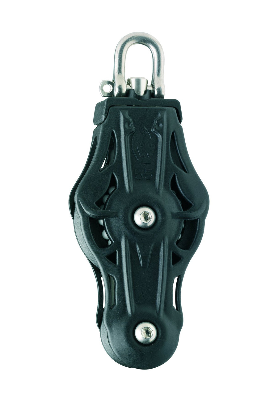 Wichard Triple 1 3/8" (35mm) Ball Bearing Fiddle Block w/ Swivel Head