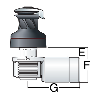 Harken #70 2 Speed Electric Self-Tailing Performa Winch