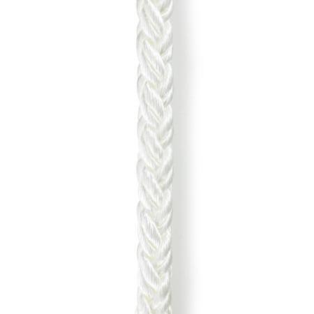 20' of 9/16" New England Ropes - Premium 8 Plait Anchor Rope - White