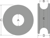 Tylaska 3.15" FR22 Low Friction Ring