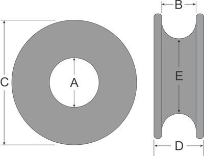 Tylaska 3.15" FR22 Low Friction Ring