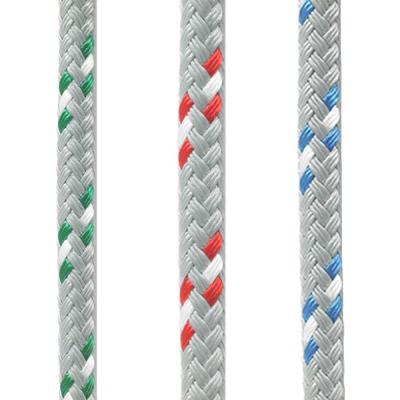 5' of 10mm (3/8") Viper by New England Ropes - Grey/Red