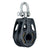 Harken 57mm Black Magic Double Pulley - Swivel